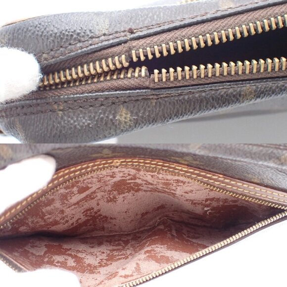 LOUIS VUITTON Marly Dragonne GM Clutch Hand Bag Monogram Brown M51825 08EF458 - Picture 10 of 16